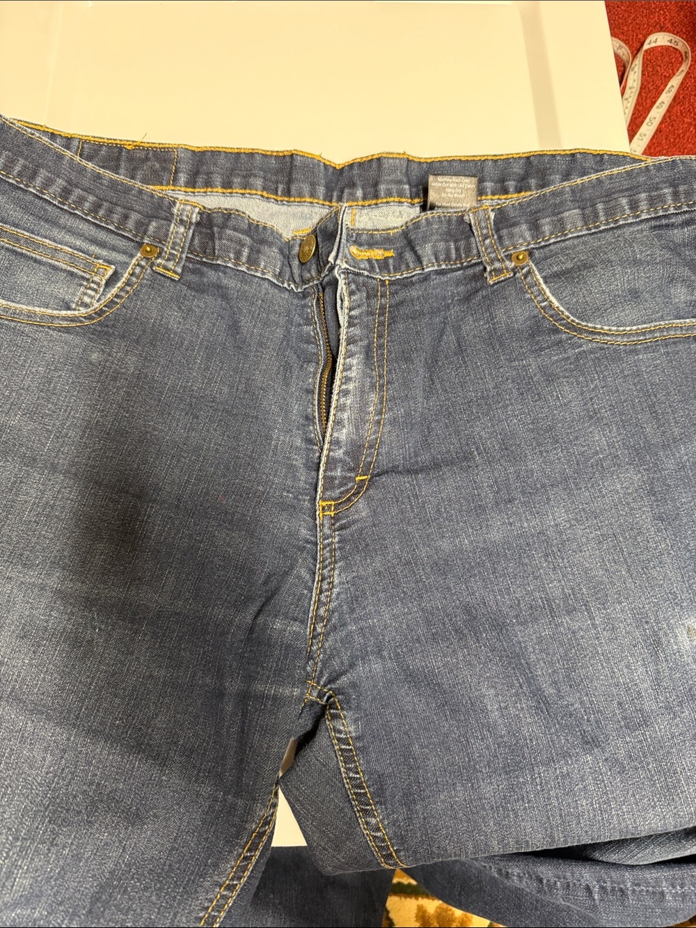 Classic Straight Fit Men's Jeans - Blue